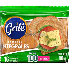 TOSTADAS GRILE INTEGRALES X 100GR