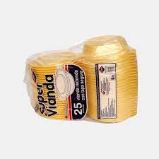 VIANDA ALEGRIA REDONDA CON TAPA X25