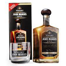 WHISKY JOHN MORRIS BLACK 750ML + VASO 