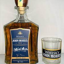WHISKY JOHN MORRIS BLUE 750ML + VASO 