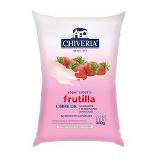YOGURT CHIVERIA FUNDA FRUTILLA 900ML