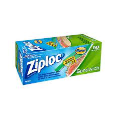 ZIPLOC FUNDA SANDWICH X 50