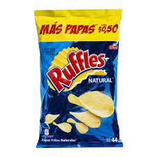 PAPAS RUFFLES NATURAL 40GR