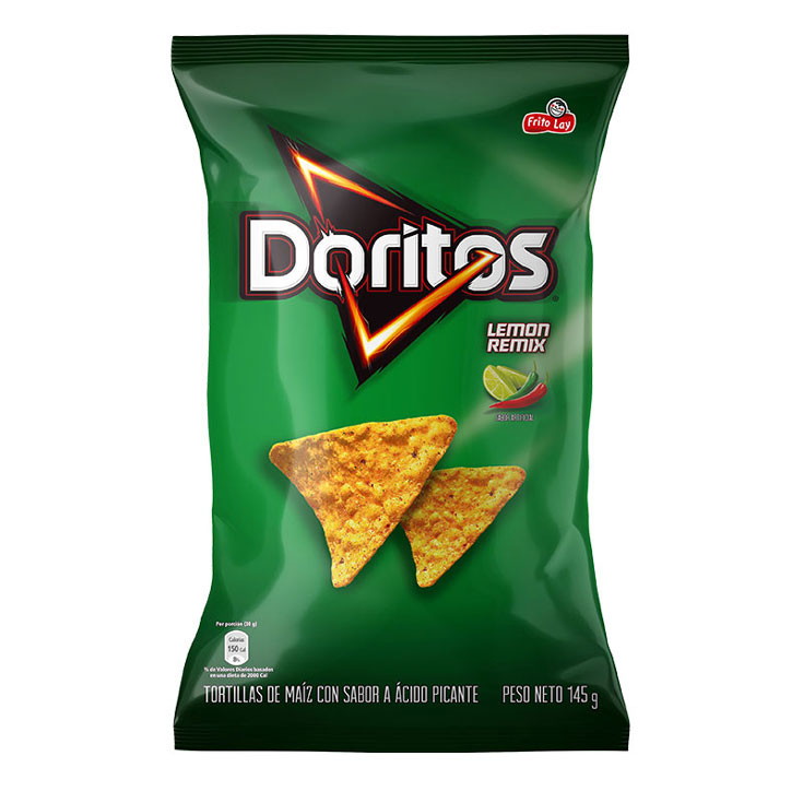 DORITOS PICANTE ACIDO LEMON REMIX 145GR