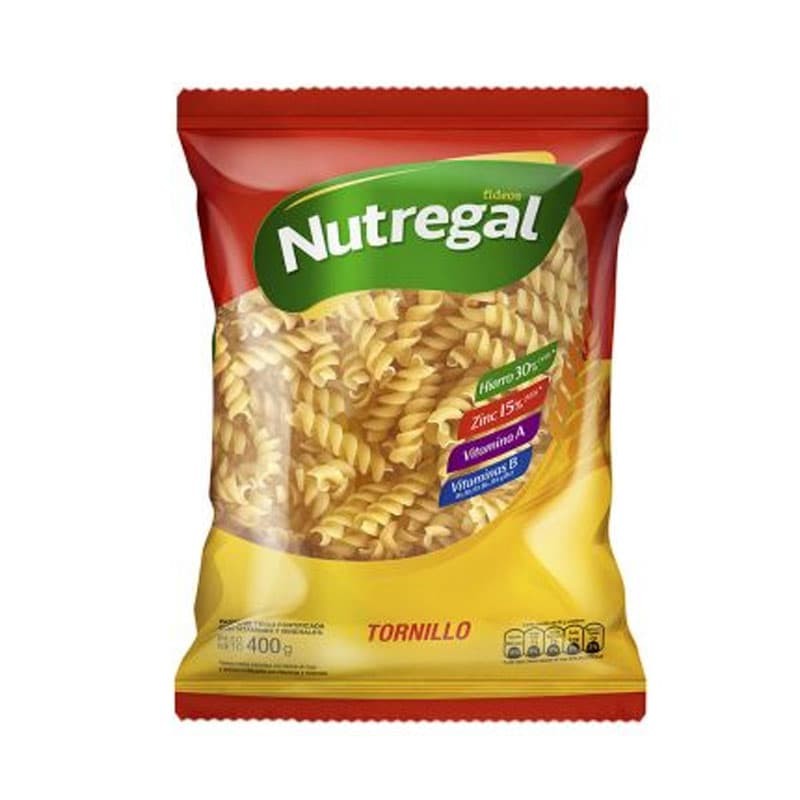 FIDEO NUTREGAL TORNILLO 200GR