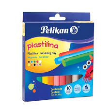 PLASTILIINA PELIKAN JUMBO X10