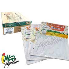 HOJAS A4 1 LINEA NORMA X50