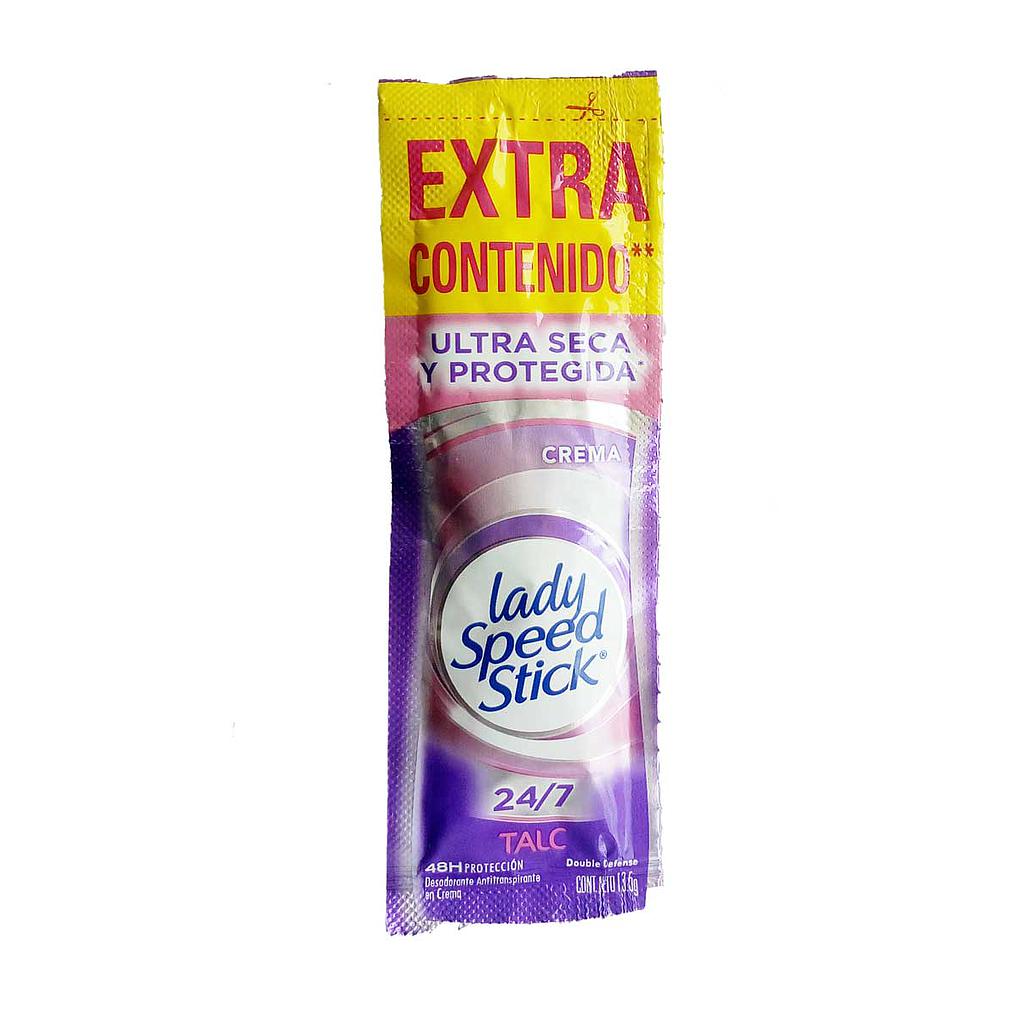 DESODORANTE LADY SPEED STICK CREMA TALC SACHET 13.5GR
