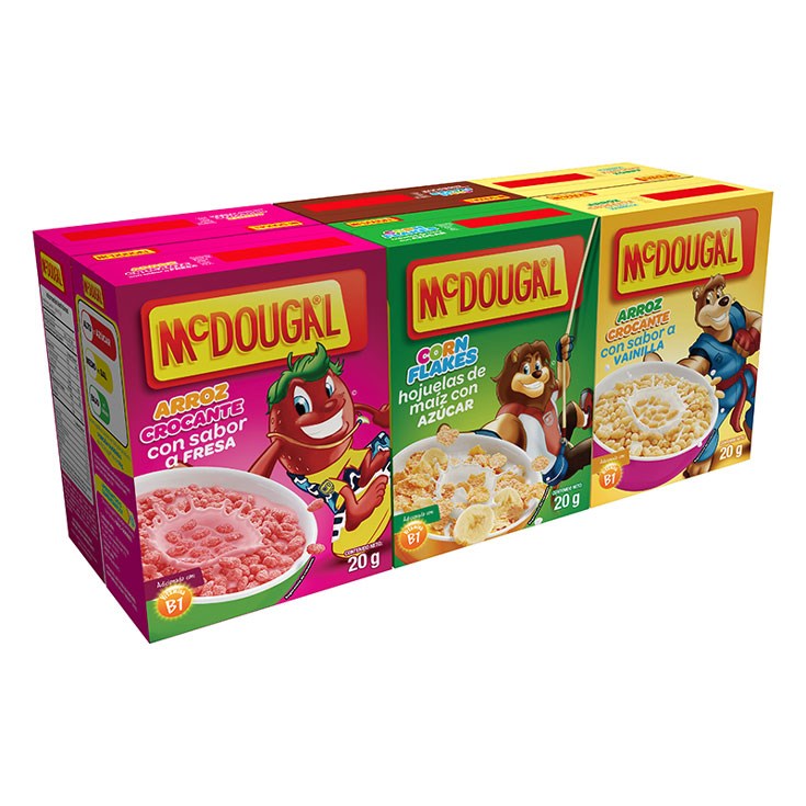 CEREAL MCDOUGAL VAINYCHOC CARTON X6