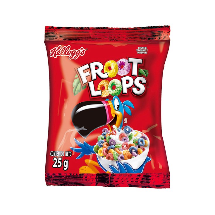 CEREAL KELLOGGS FROOT LOOPS FUNDA 25GR