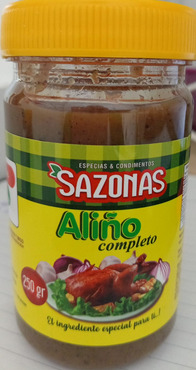 ALIÑO FRASCO SAZONAS 250GR