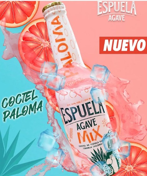 COCTEL DE TEQUILA PALOMA SABOR TORONJA