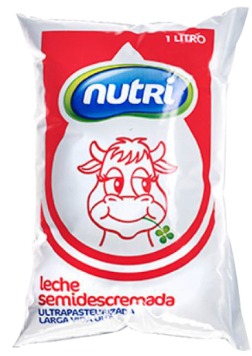 LECHE NUTRILECHE SEMIDESCREMADA POLI 1LT